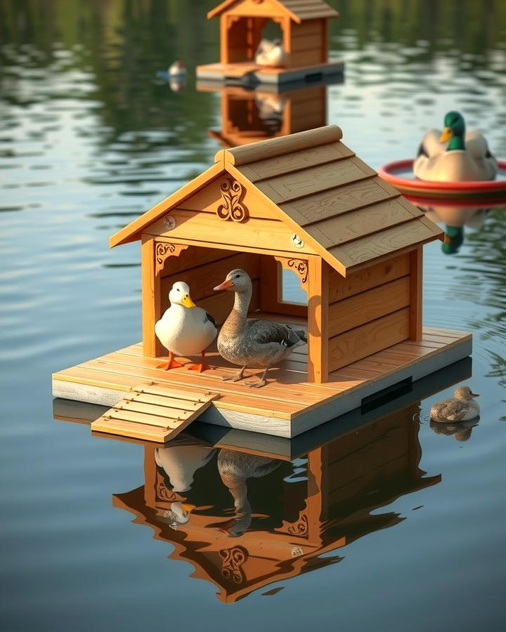 Floating Duck House for Ponds