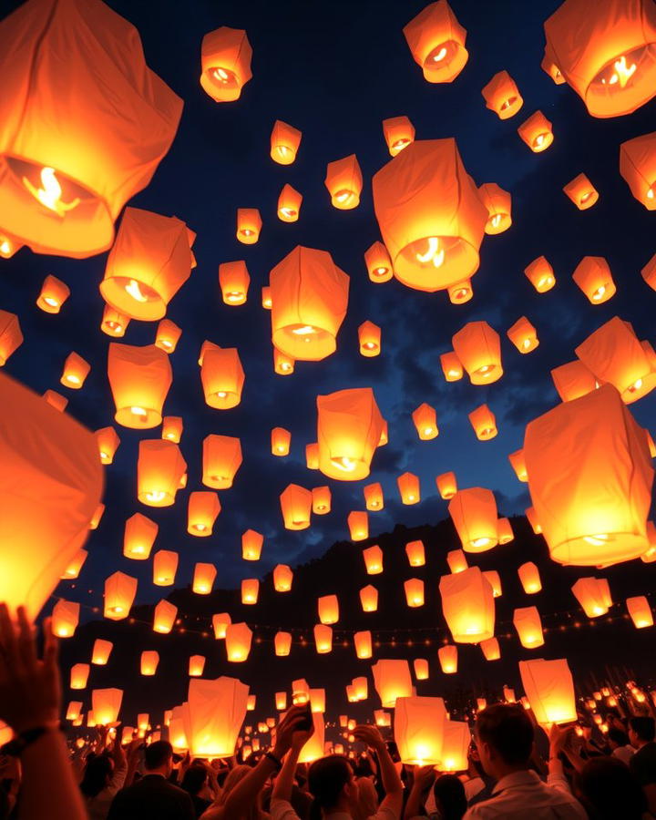 Floating Lantern Release