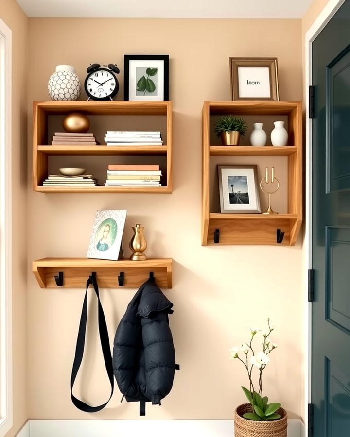 Floating Shelves for Entryways