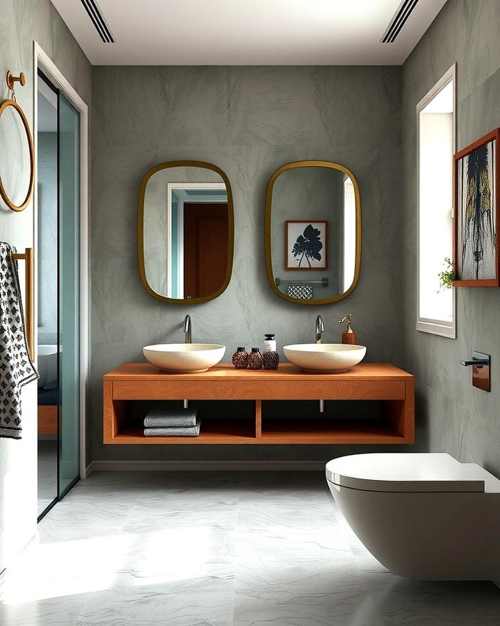 Floating Vanity With Vessel Sink 2