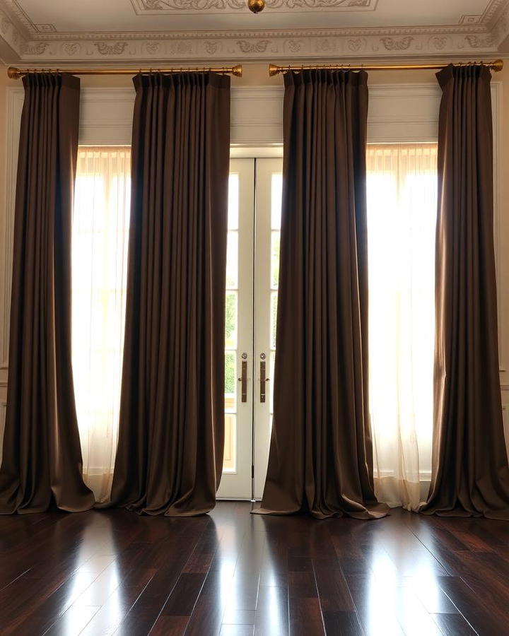 Floor Length Curtains for Dramatic Effect