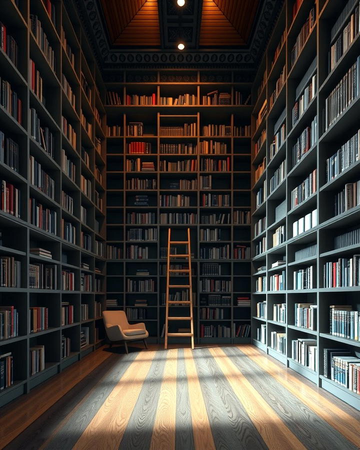 Floor to Ceiling Bookshelves