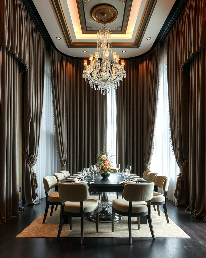 Floor to Ceiling Drapes for a Dramatic Effect