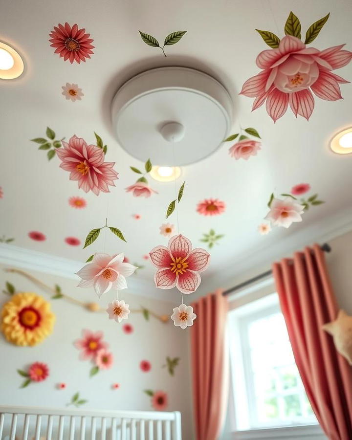 Floral Ceiling Decor