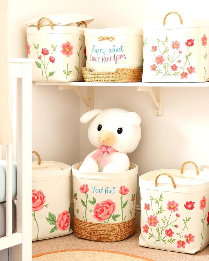 Floral Storage Baskets