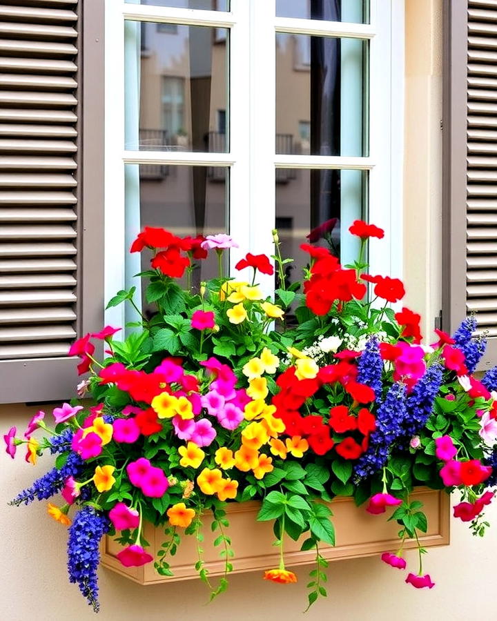 Floral Window Boxes for Balcony