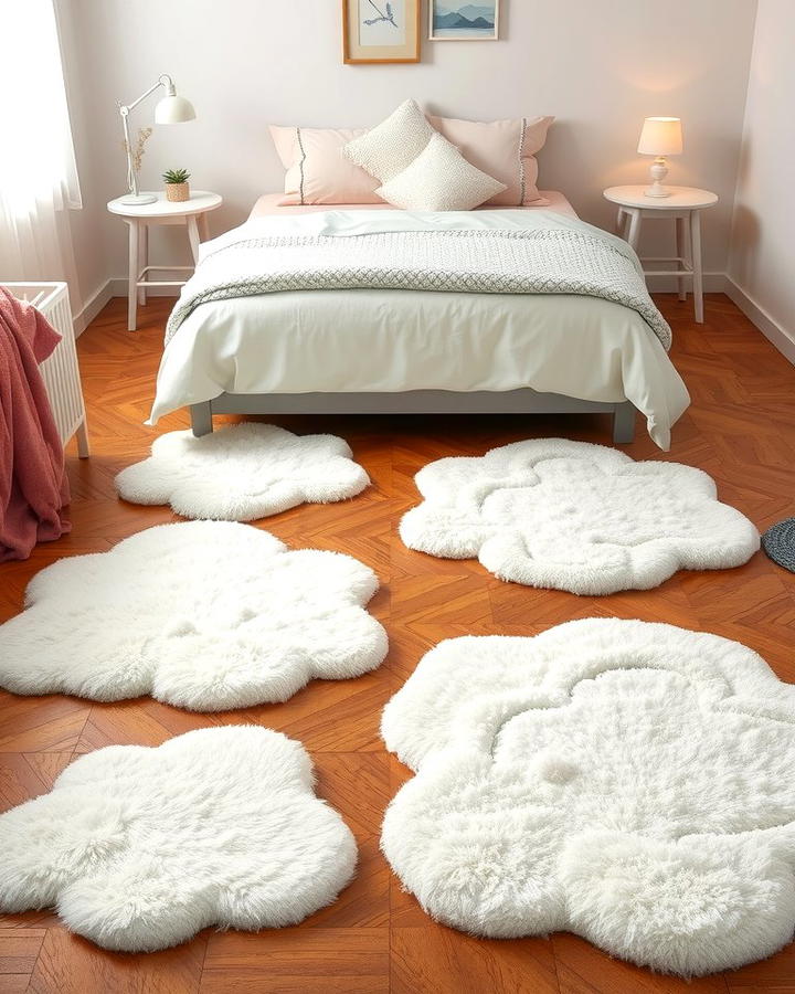 Fluffy Cloud Themed Rugs