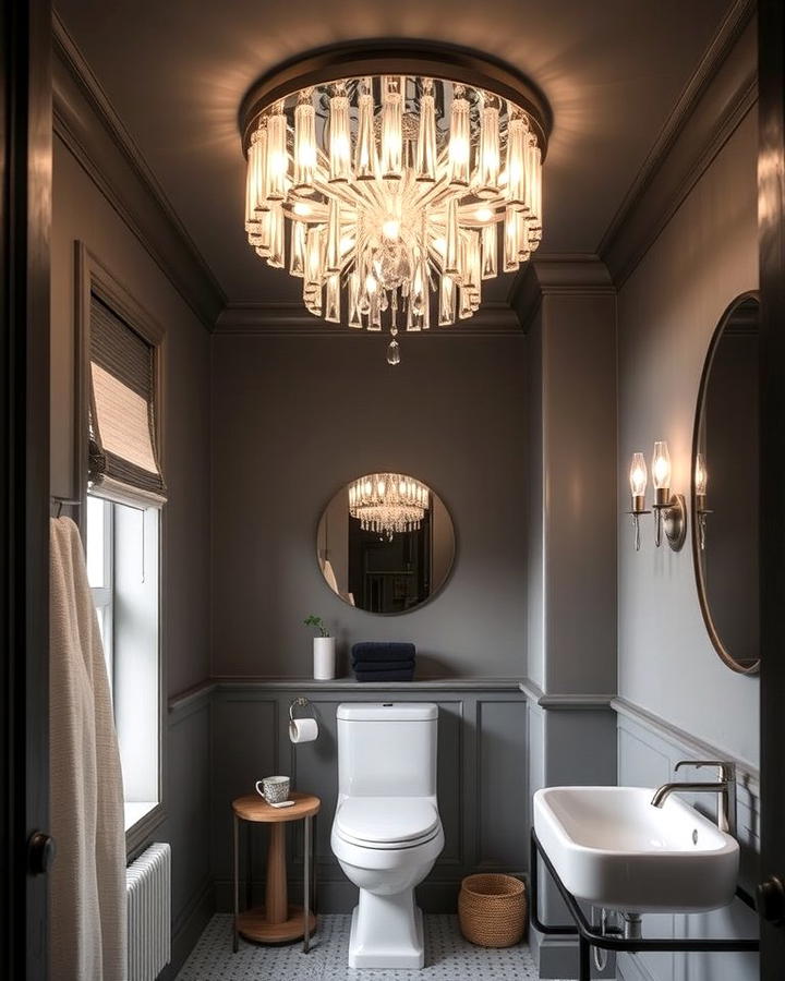 Flush Mounted Chandeliers for Compact Elegance