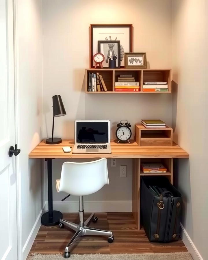 Fold Down Desk Area