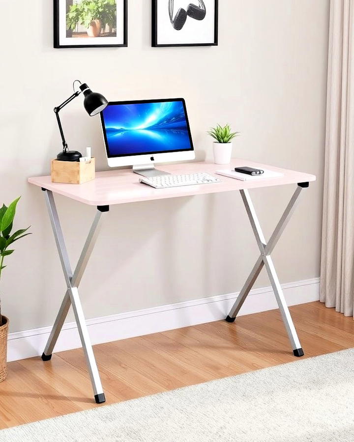 Foldable Desk for Temporary Workspace