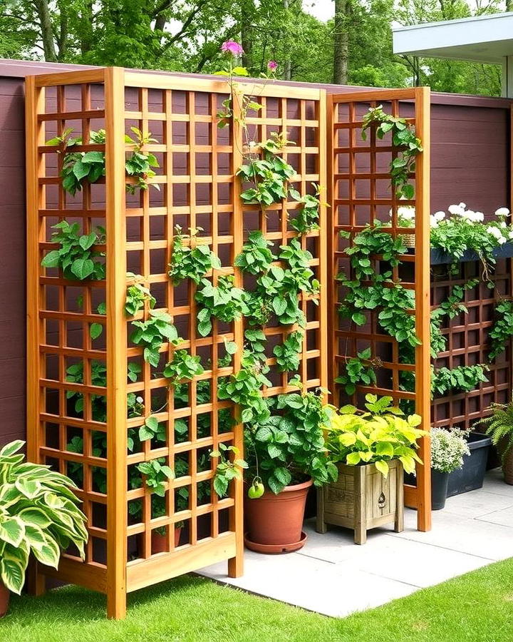 Folding Trellis Screens