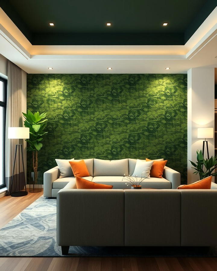 Forest Green Accent Walls for Depth