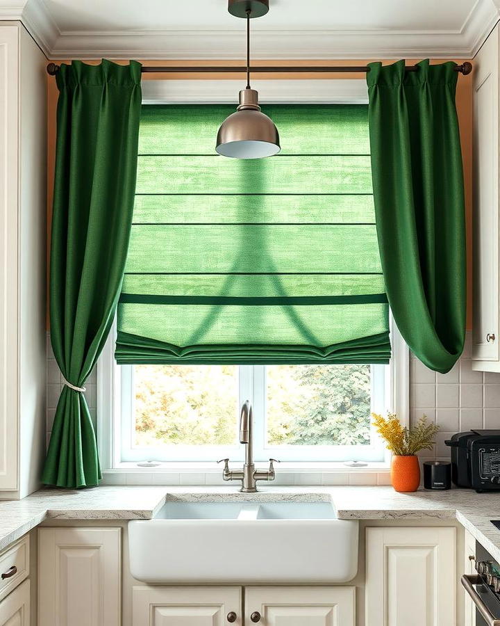 Forest Green Curtains or Blinds