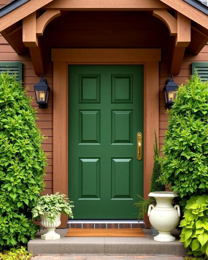 Forest Green Front Door