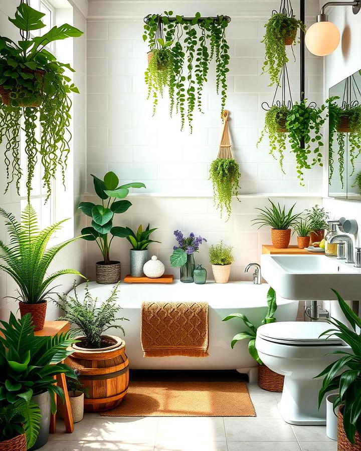 Forest Green Plant Accents