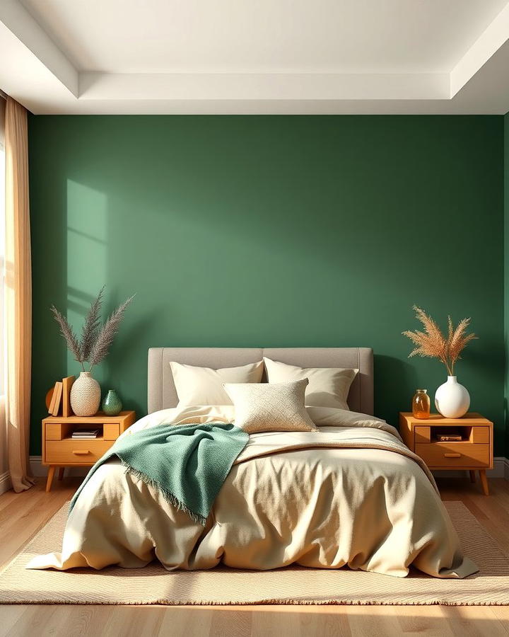 Forest Green and Beige for Earthy Warmth