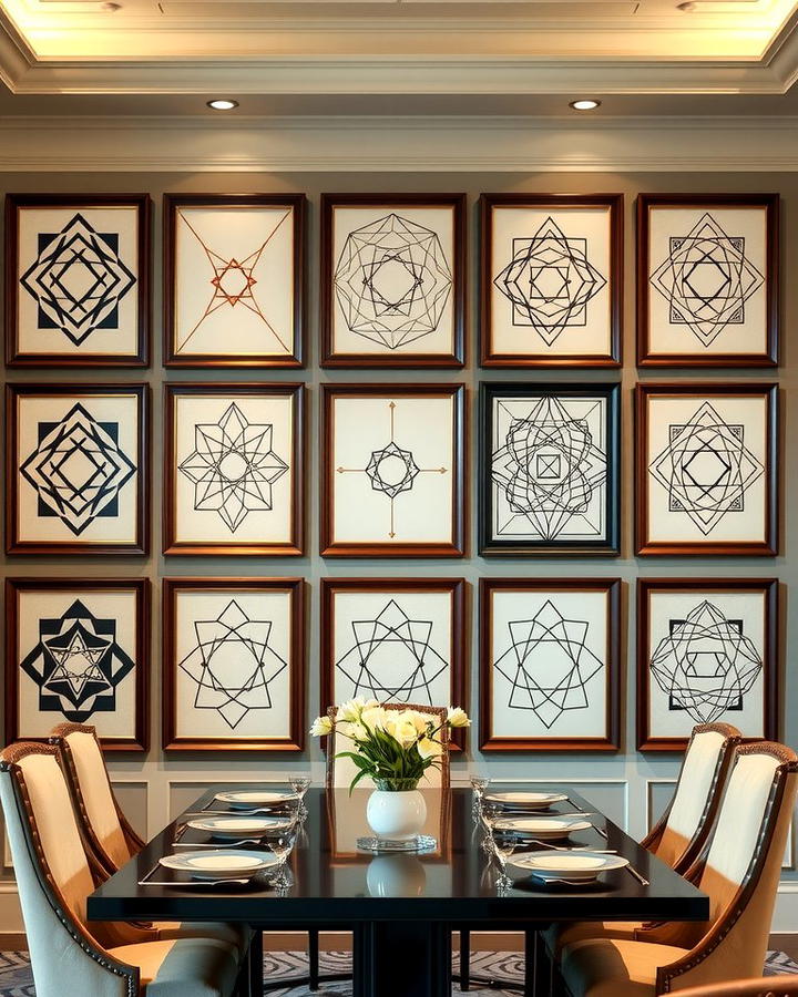 Framed Geometric Panels