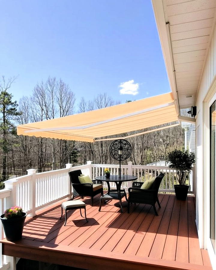 Freestanding Deck Awning for Versatility
