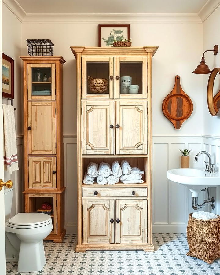 Freestanding Linen Cabinet