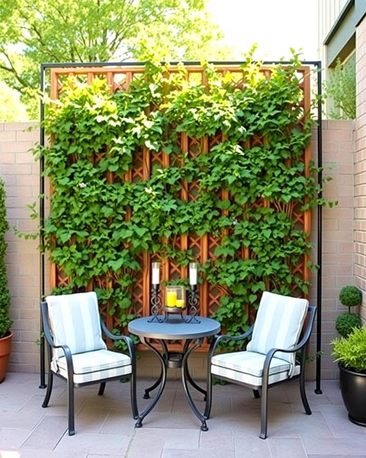 Freestanding Metal Trellis