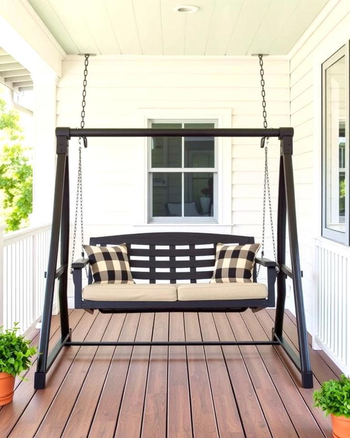 Freestanding Porch Swing