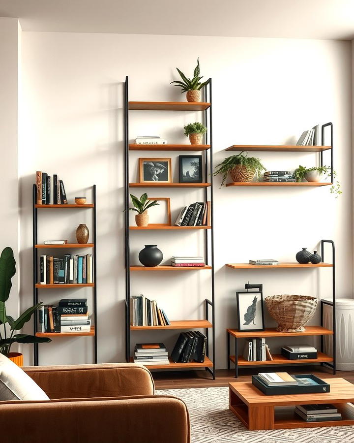 Freestanding Shelves for Flexibility