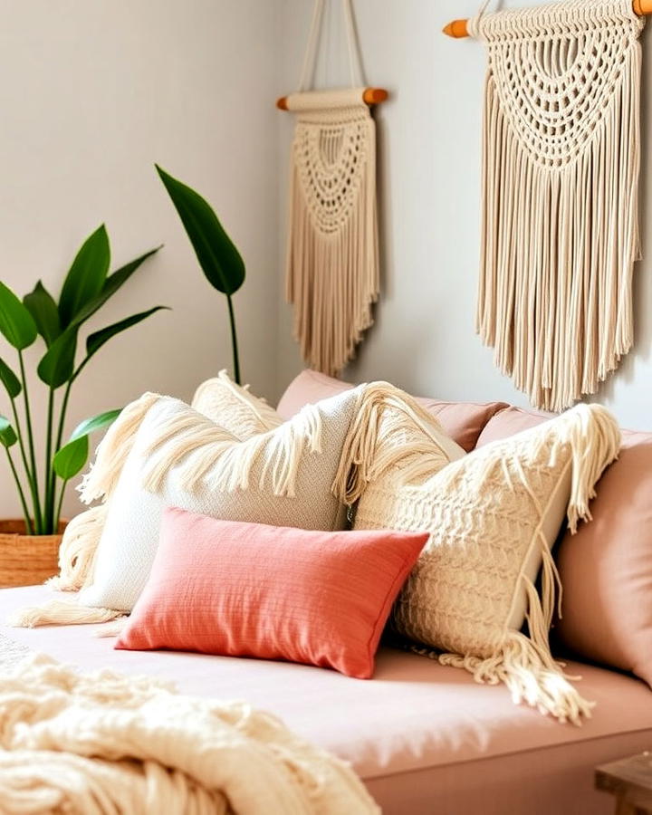 Fringe and Tassel Accents in Boho Decor