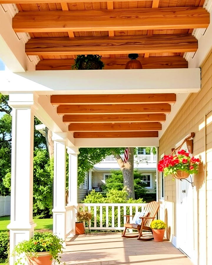 Front Porch Overhead Pergola