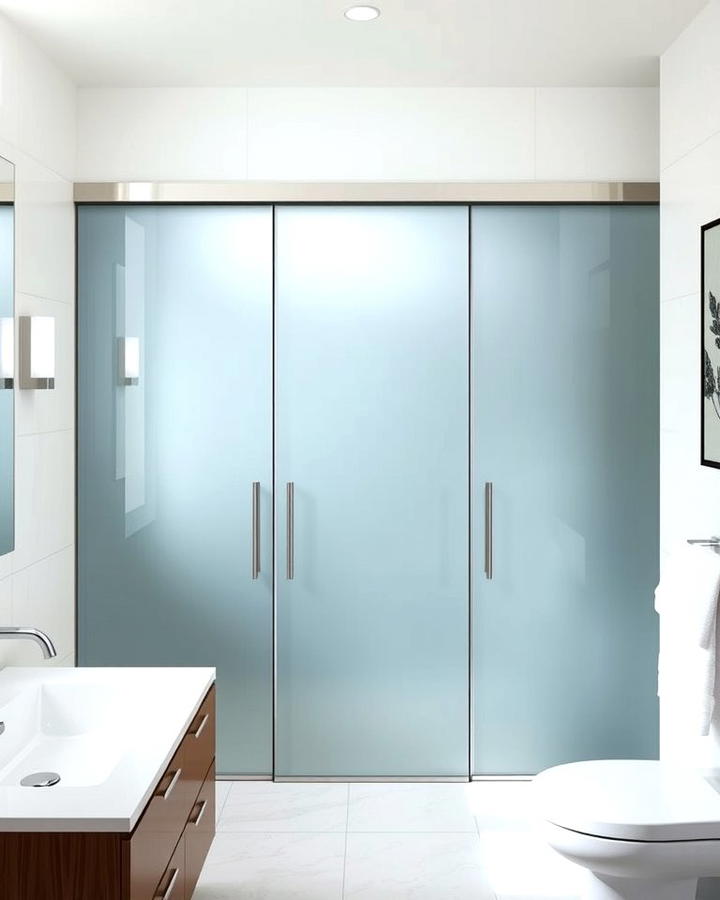 Frosted Glass Closet Doors