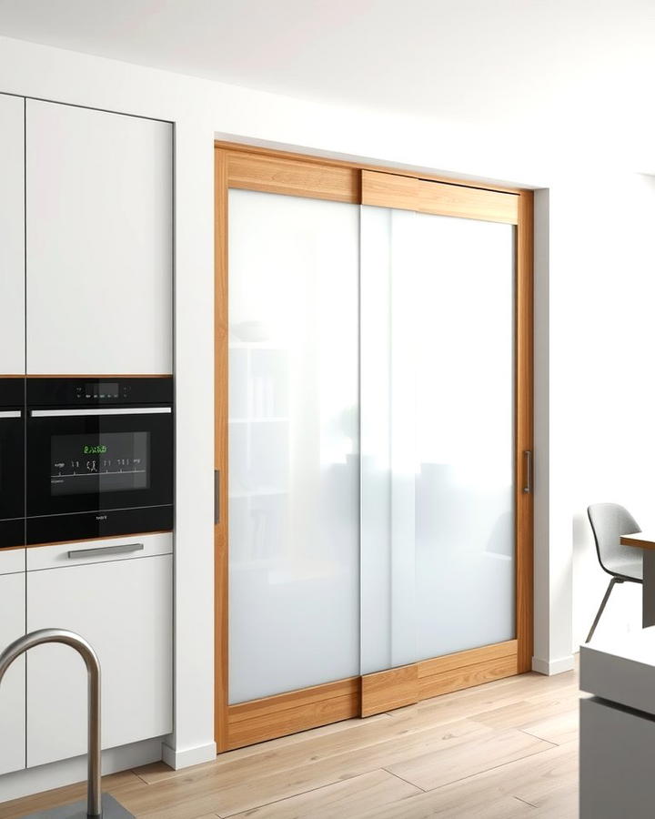 Frosted Glass Doors for a Modern Look