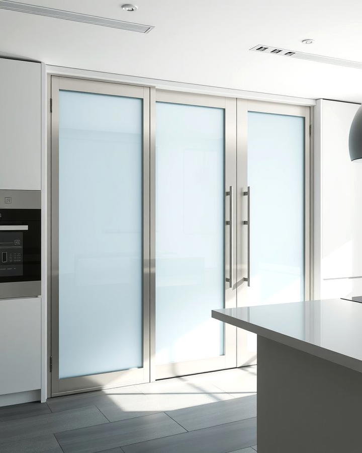 Frosted Glass Doors for a Sleek Look