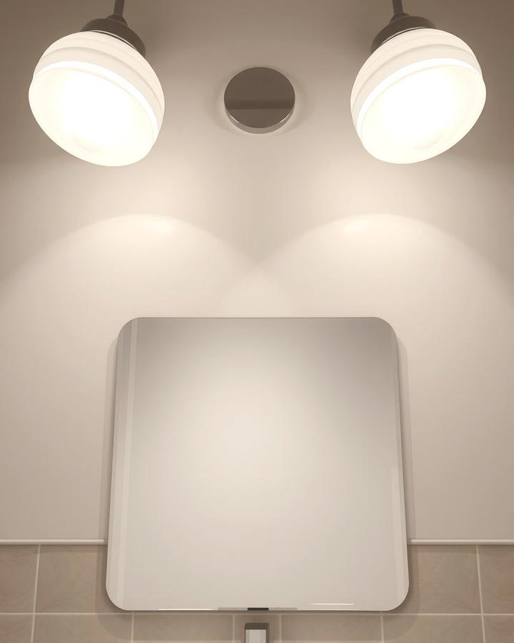 Frosted Glass Fixtures for Soft Ambiance