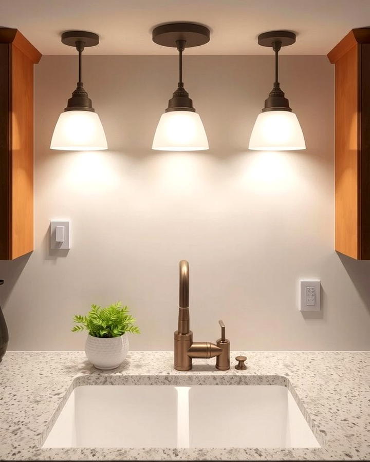 Frosted Glass Fixtures for Soft Illumination