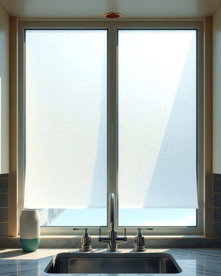 Frosted Glass Window for Privacy