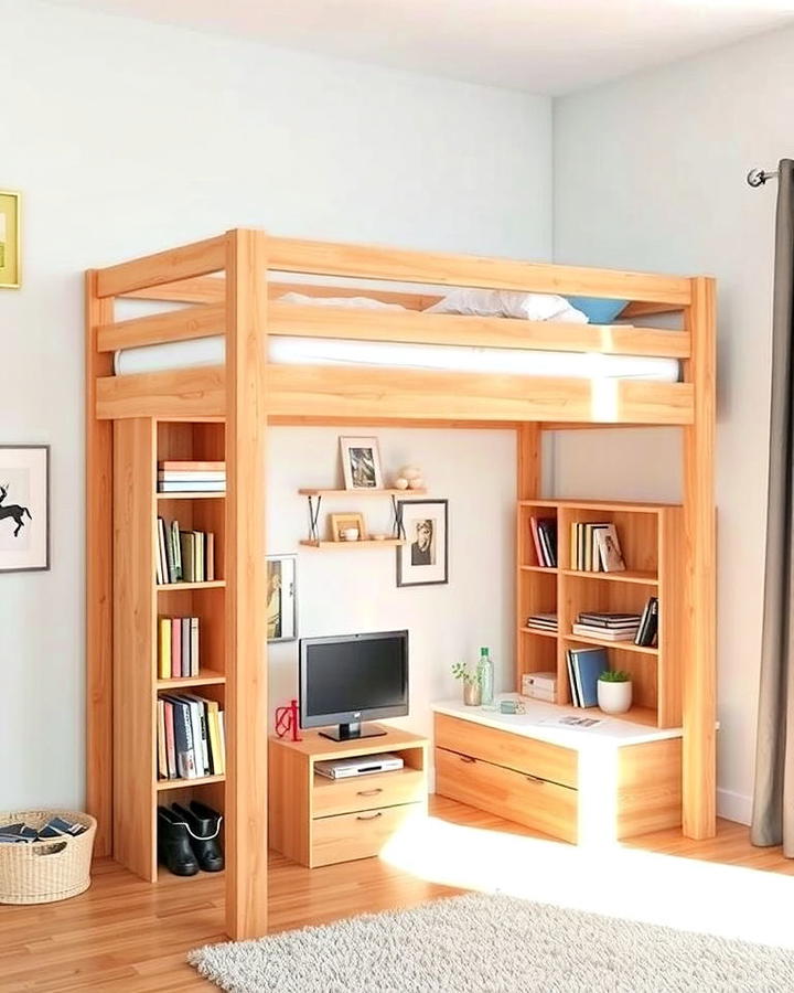 Functional Loft Bed Design