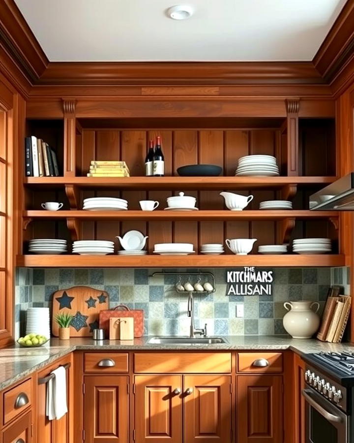 Functional Open Shelving