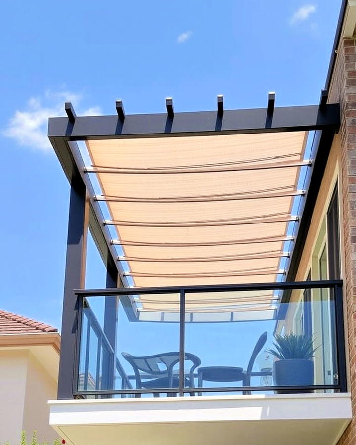 Functional Pergola With Adjustable Louvers