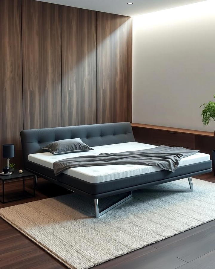 Futon with Memory Foam Mattress