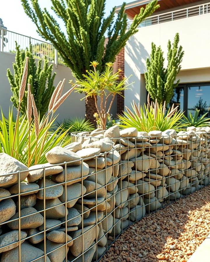 Gabion Walls for a Modern Edge