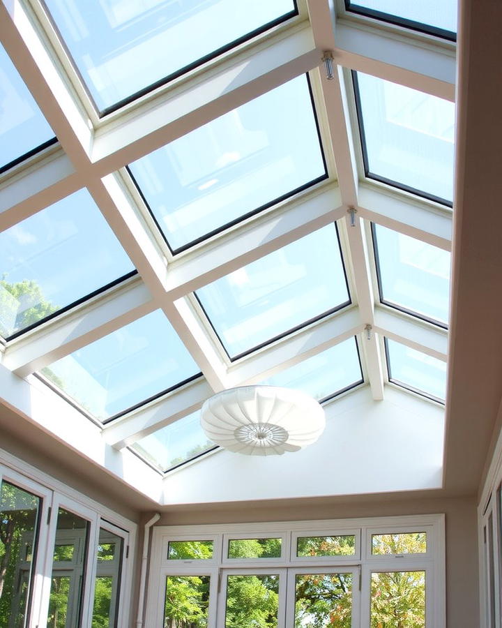 Gable Roof with Skylights