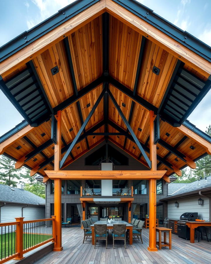 Gabled Roof for Spacious Ambiance