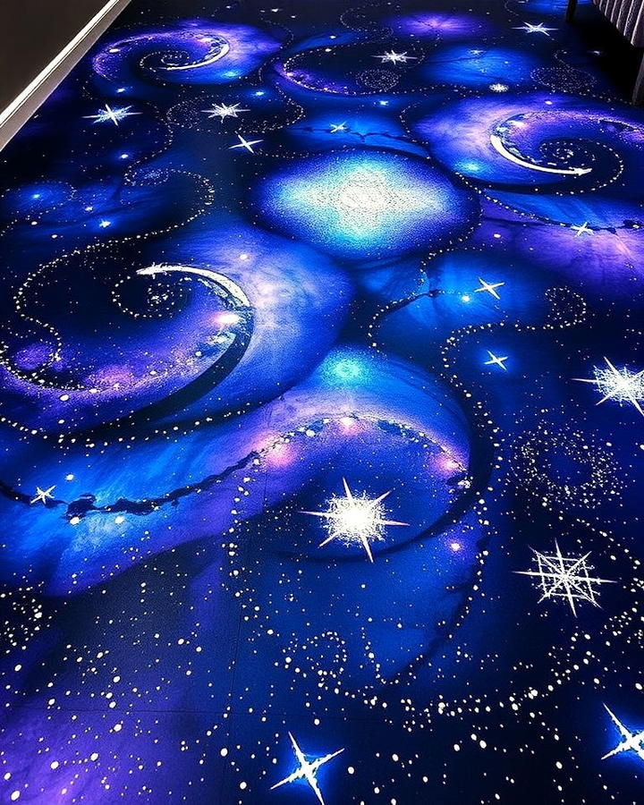 Galaxy Epoxy Floor Idea