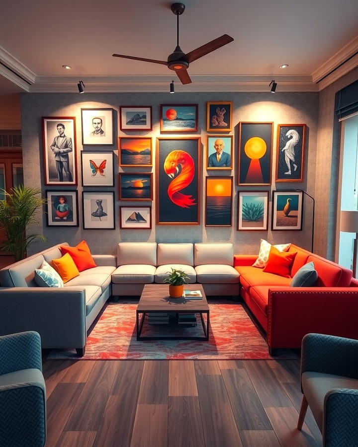 Gallery Wall Living Room Layout