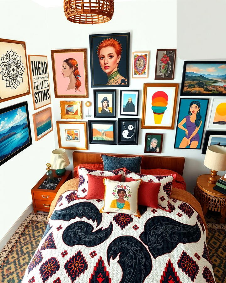 Gallery Walls with Eclectic Art