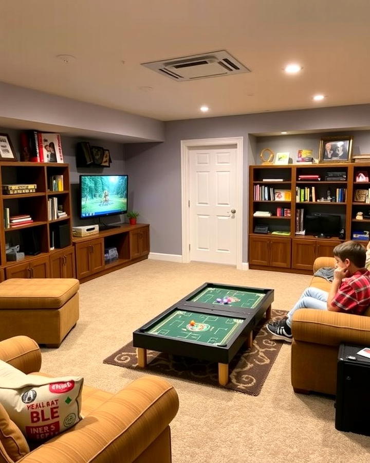 Gaming Area for Family Bonding