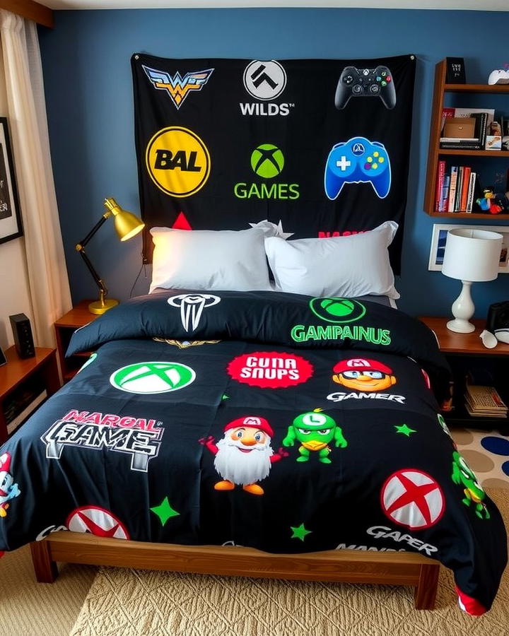 Gaming Themed Bed Linens