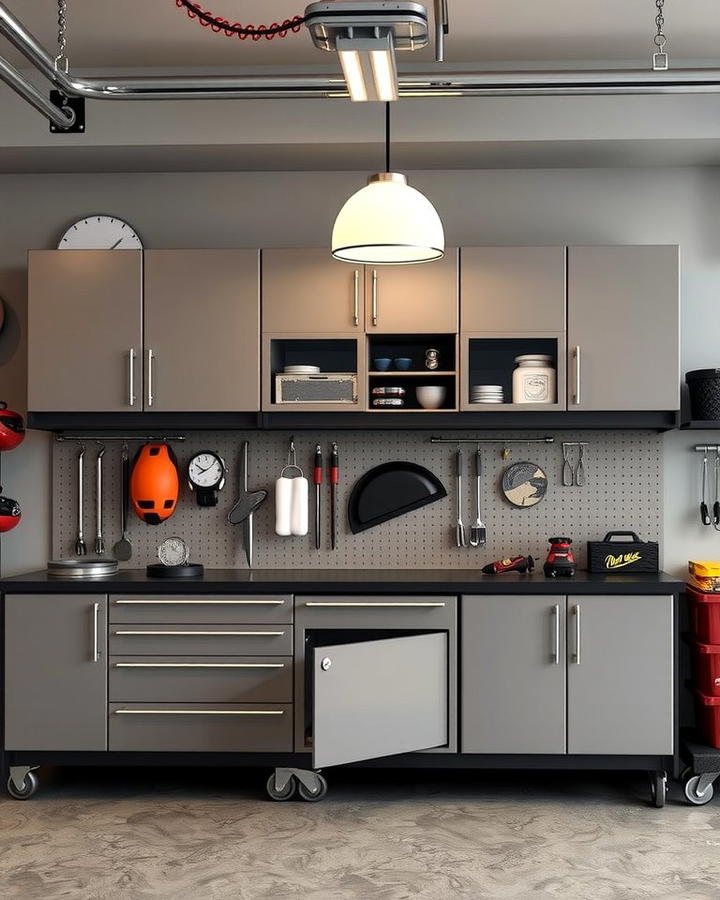 Garage Cabinets for Hidden Storage