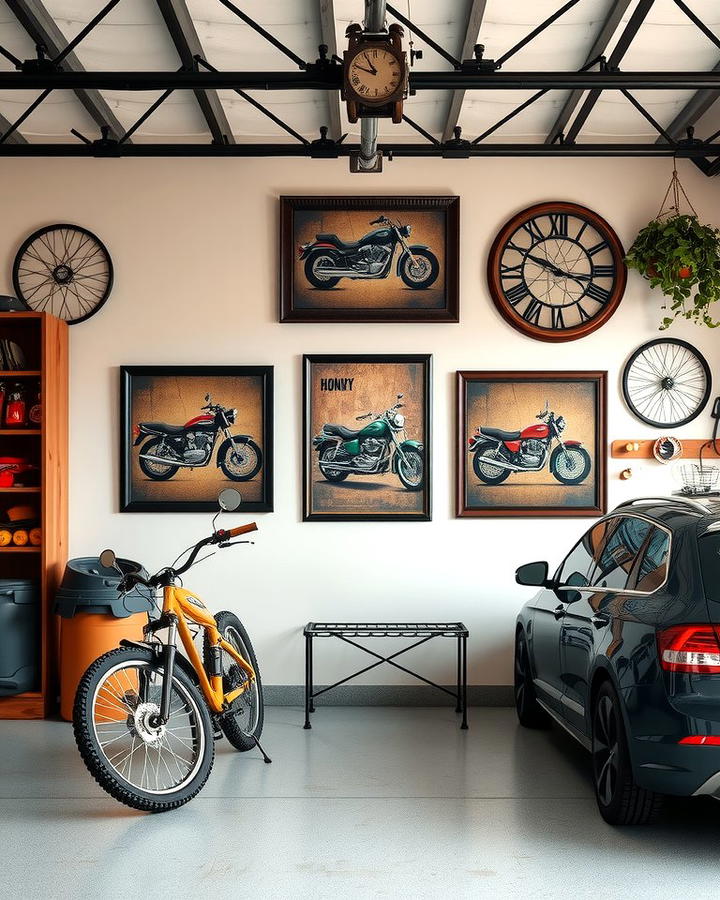 Garage Themed Wall Art for Personality