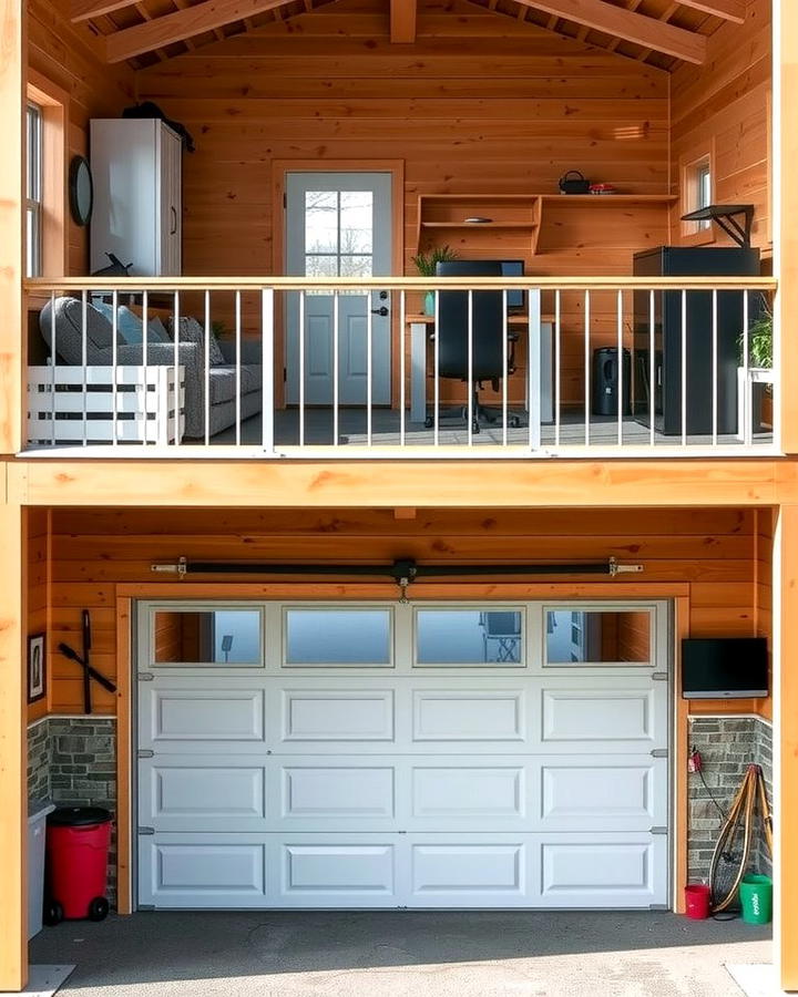 Garage with Living Space Above