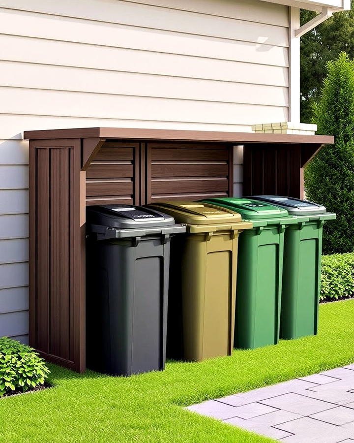 Garbage Can Storage Unit